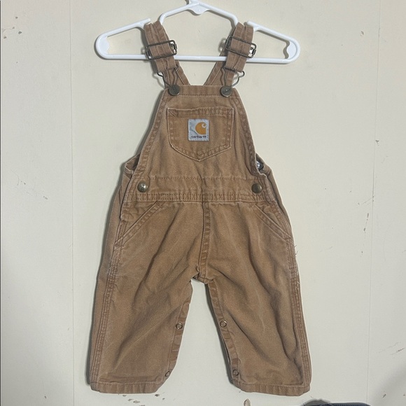 Carhartt Brown Kids Overalls - Picture 1 of 4